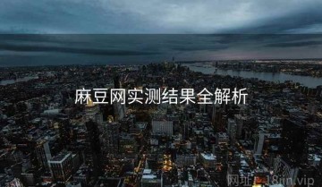 麻豆网实测结果全解析