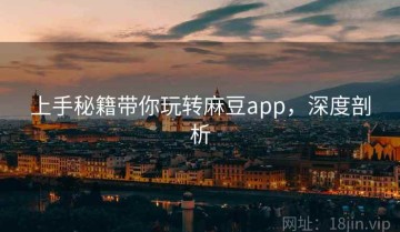 上手秘籍带你玩转麻豆app，深度剖析