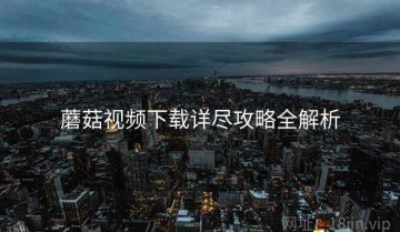 蘑菇视频下载详尽攻略全解析