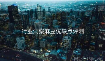 行业洞察麻豆优缺点评测