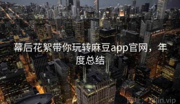 幕后花絮带你玩转麻豆app官网，年度总结