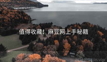 值得收藏！麻豆网上手秘籍