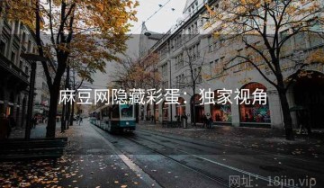 麻豆网隐藏彩蛋：独家视角