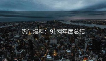 热门爆料：91网年度总结