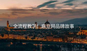 全流程教学！麻豆网品牌故事