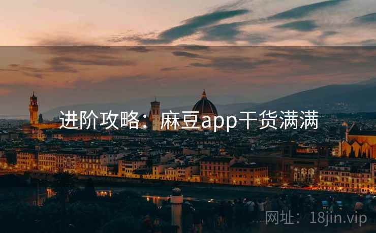 进阶攻略：麻豆app干货满满