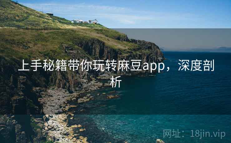 上手秘籍带你玩转麻豆app，深度剖析