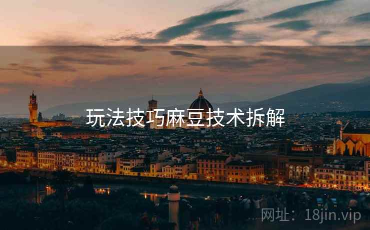 玩法技巧麻豆技术拆解