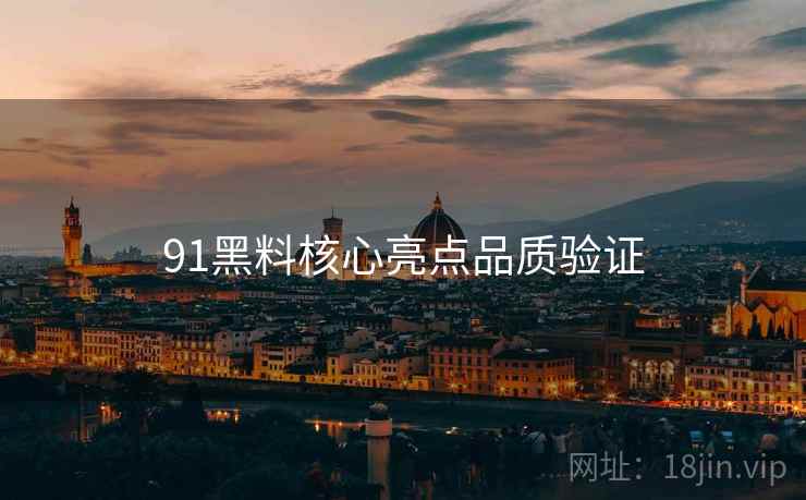91黑料核心亮点品质验证